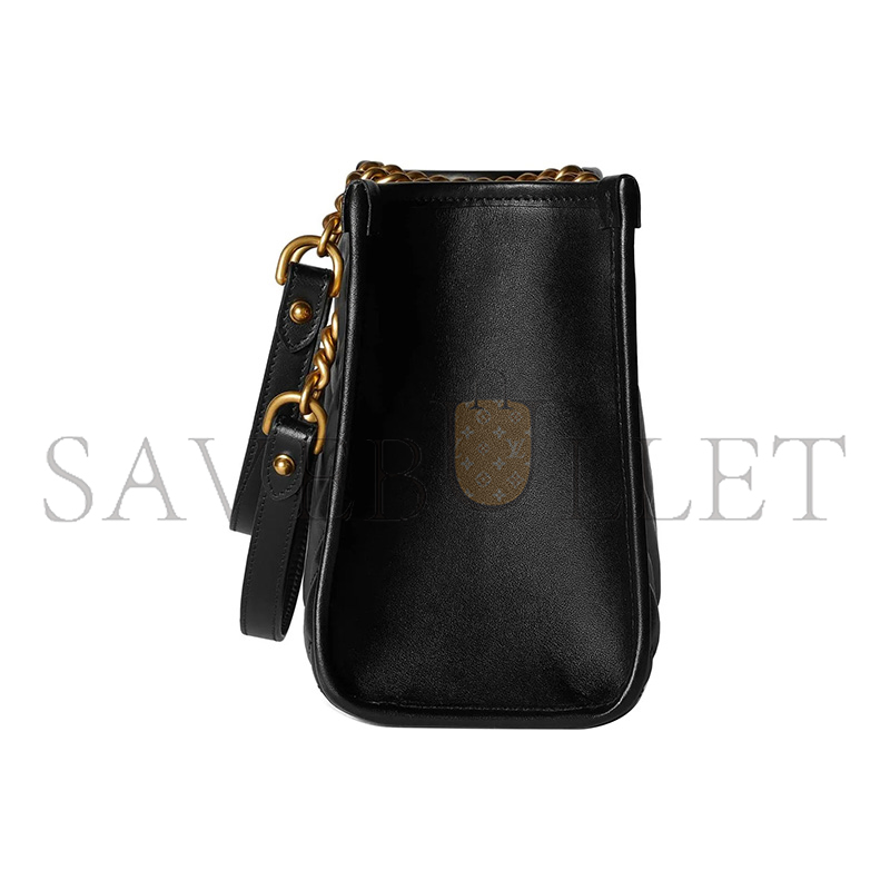 GUCCI GG MARMONT LEATHER TOTE BAG 779727 (26.5*18.5*12.5cm)